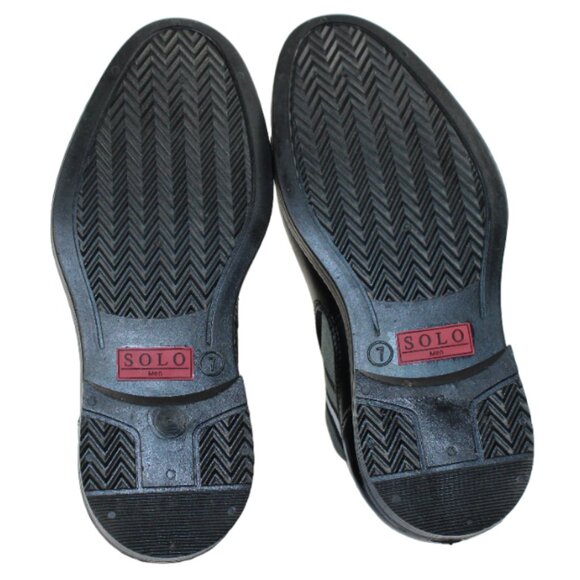 Solo Wolf Two Tone Black Gray Water Resistant Ankle Rain Shoe, Size 7 - Picture 9 of 9